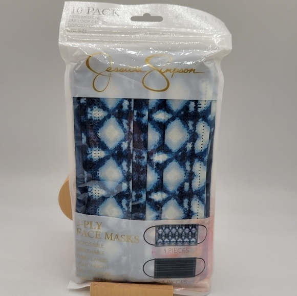 New Jessica Simpson Face Masks 10 pack - Picture 4 of 4